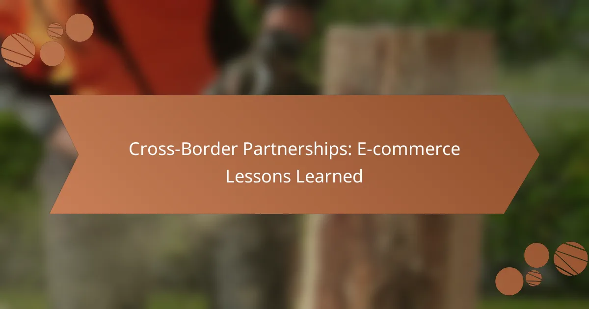 Cross-Border Partnerships: E-commerce Lessons Learned