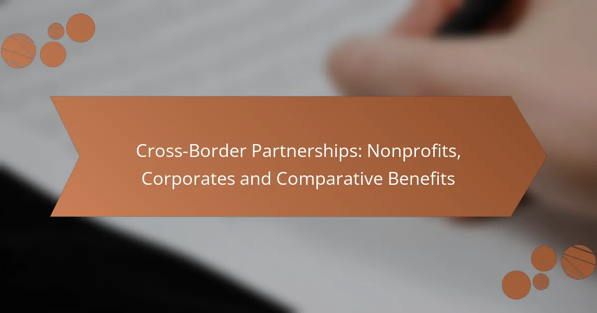 Cross-Border Partnerships: Nonprofits, Corporates and Comparative Benefits